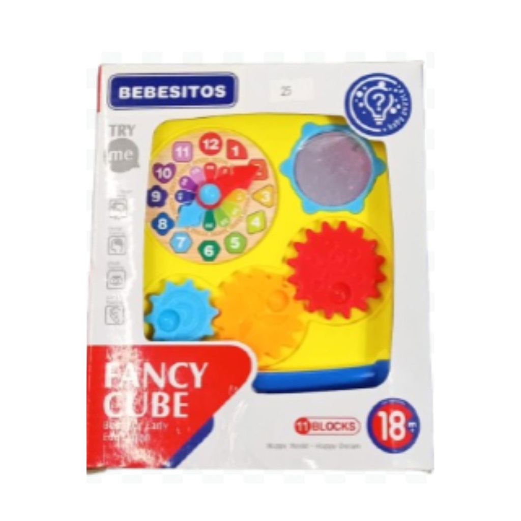 BEBESITOS FANCY CUBE BEST FOR EARLY EDUCATION 11BLOCKS