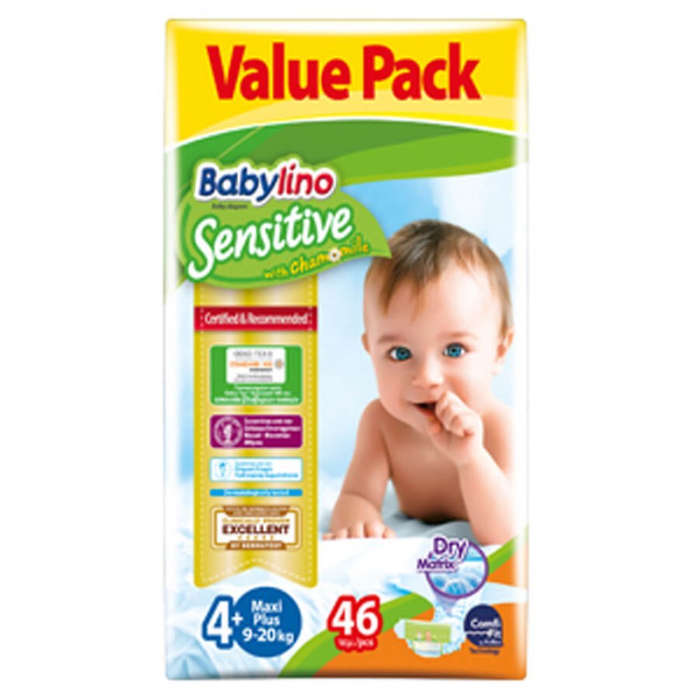 BABYLINO SENSITIVE TALLA 4 MAXI PLUS
