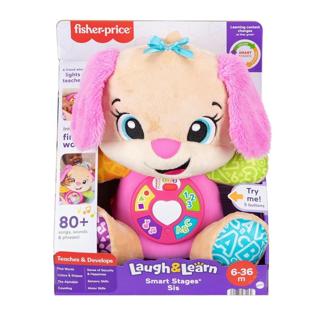 FISHER PRICE RIE Y APRENDE SMART STAGES SIS 6/36 MESES