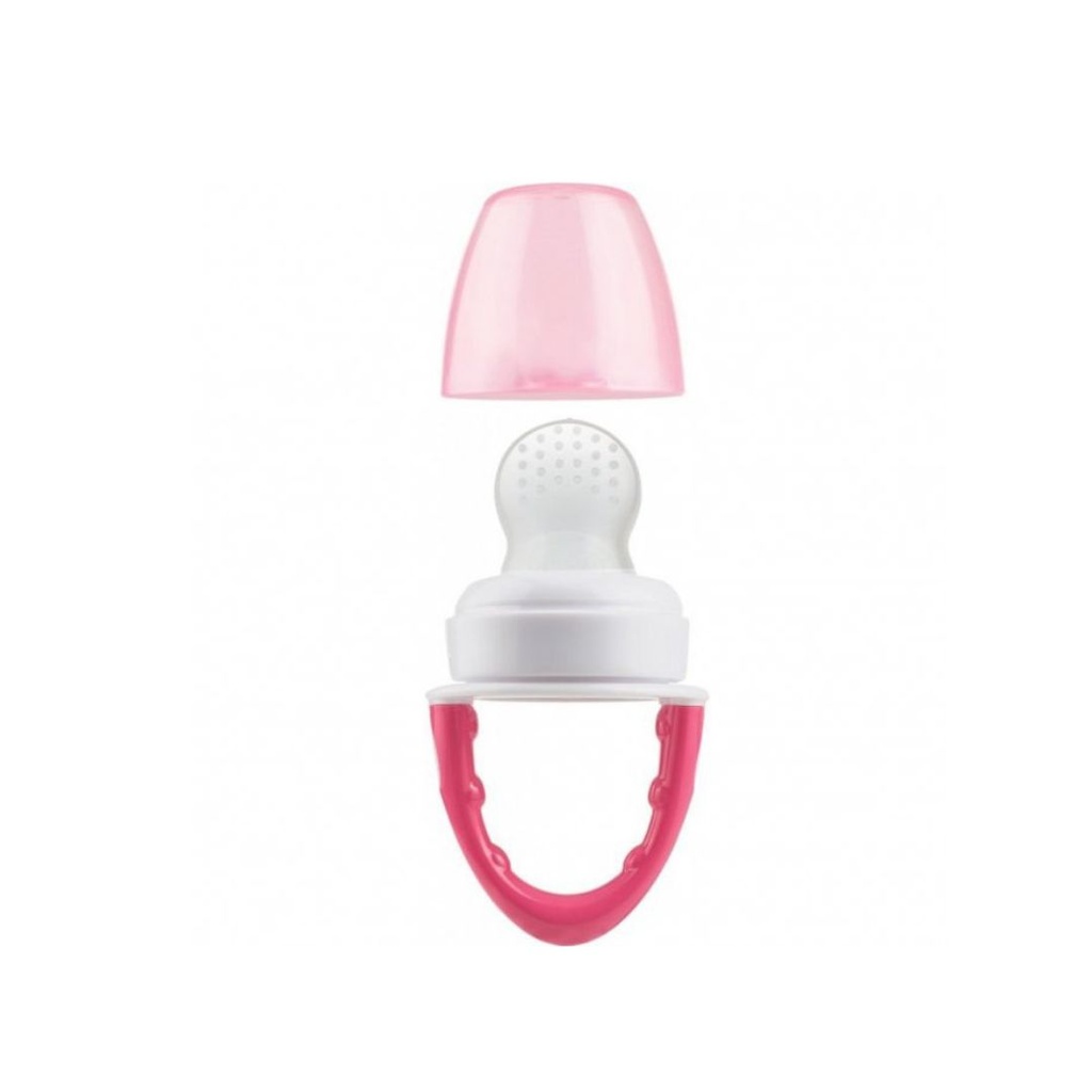 DR BROWNS / ALIMENTADOR DE SILICONA COLOR ROSA