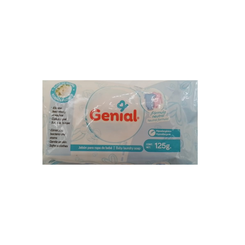 JABON PARA ROPA DE BEBE GENIAL, FLOR DE ROBINIA