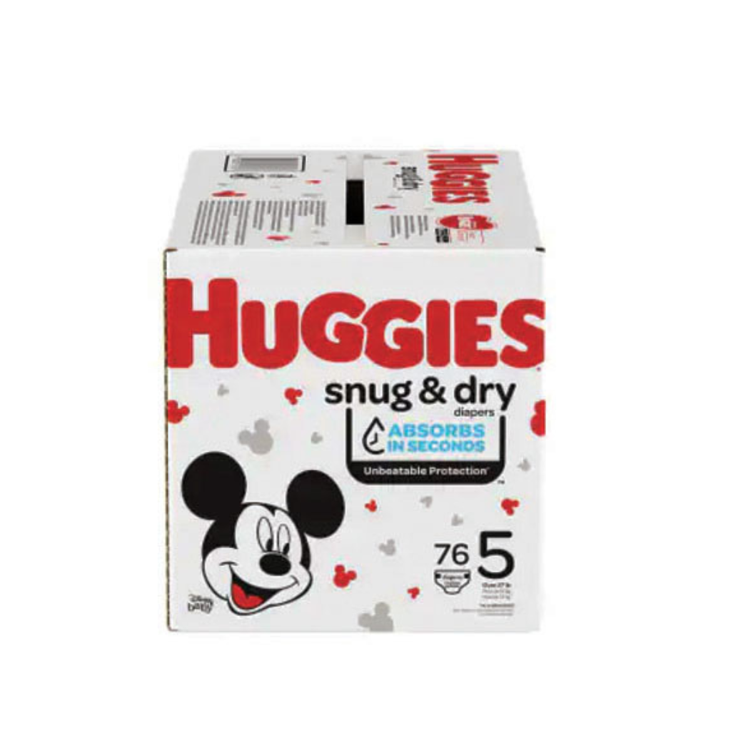 CAJA DE PAÑALES HUGGIES SNUG & DRY, TALLA 5