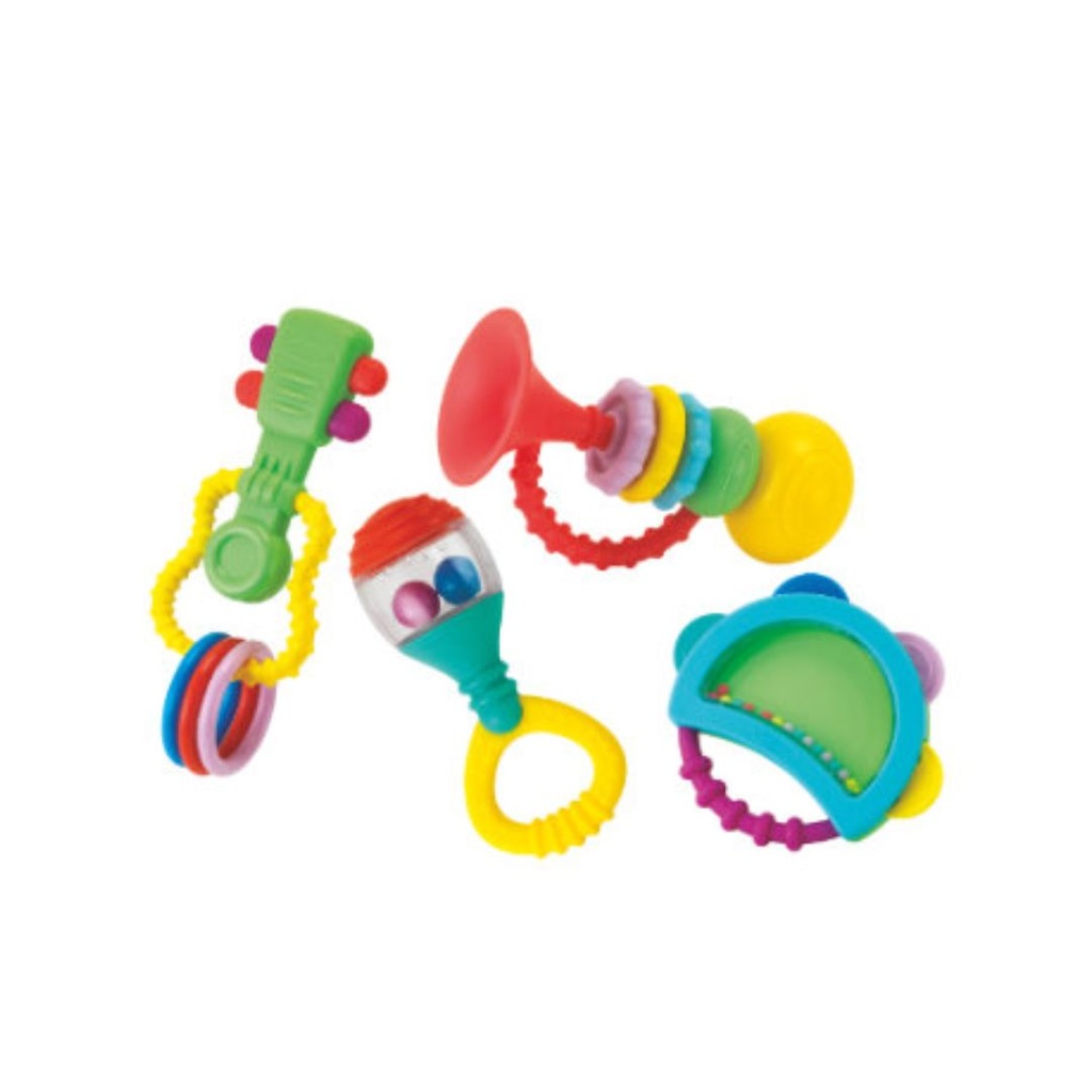 INFANTINO SET DE SONAJEROS / 4 PIEZAS