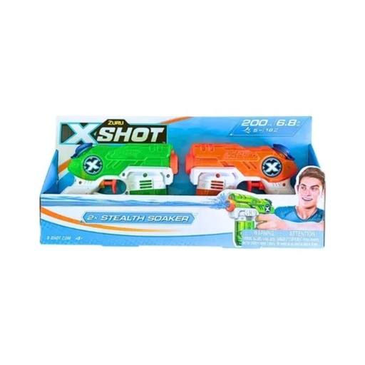 [193052047274] ZURU X SHOT DE AGUA 2 PACK
