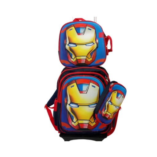 [B1929] MALETA CON CARA DE IRON MAN