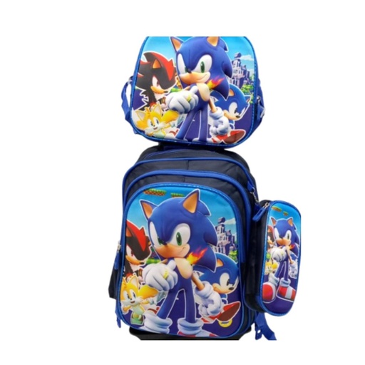 [B1942] MALETA DE SONIC CON SUS AMIGOS