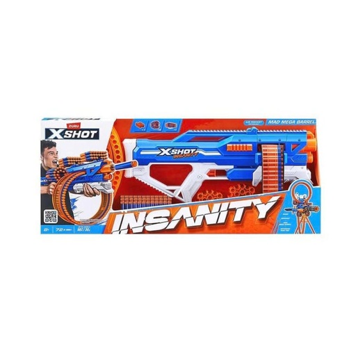 [193052063403] ZURU XSHOT MOTORIZED RAGE FIRE