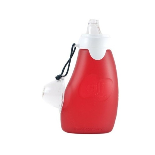 [856055004124] SQUEEZE REUSABLE  POUCH ROJO