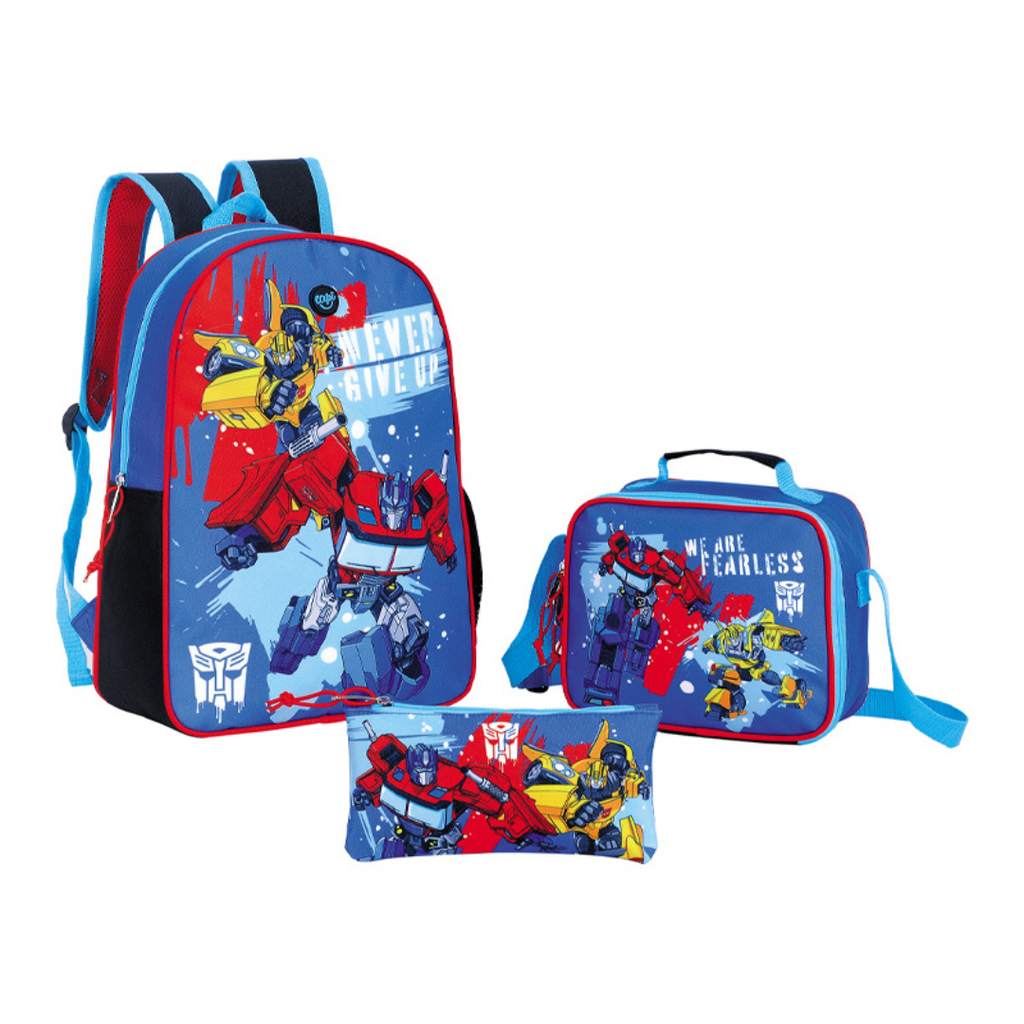 BOLSO TRANSFORMERS SET 3 PIEZAS CAPI