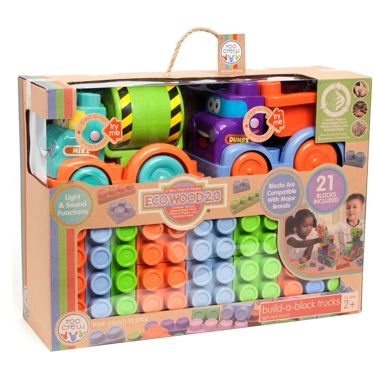 ROO CREW BUILD A BLOCK TRUCKS