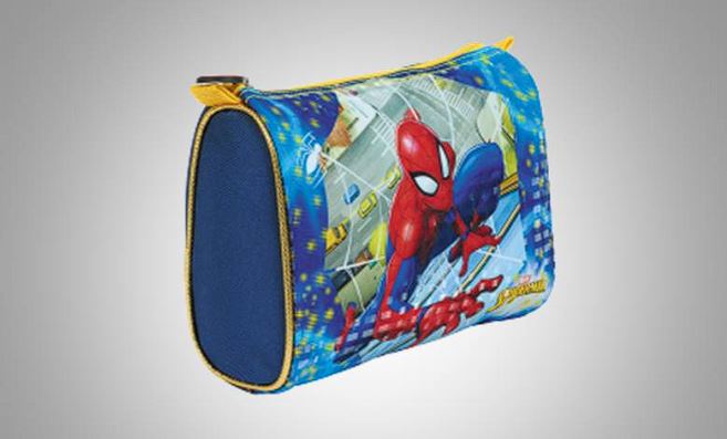 CARTUCHERA TRIANGULAR SPIDERMAN