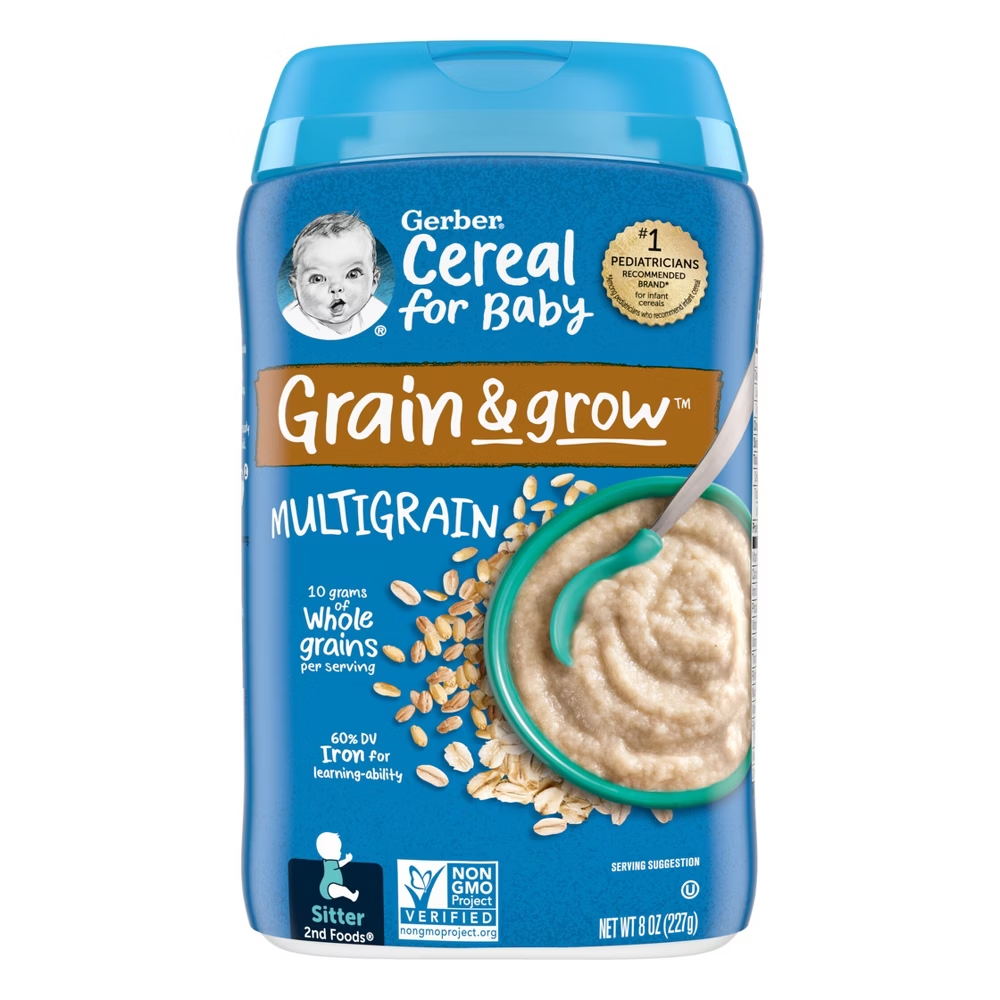 CEREAL FOR BABY GRAIN & GROW GERBER