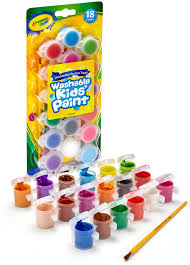 18 PINTURAS LAVABLES PARA NIÑOS DE CRAYOLA