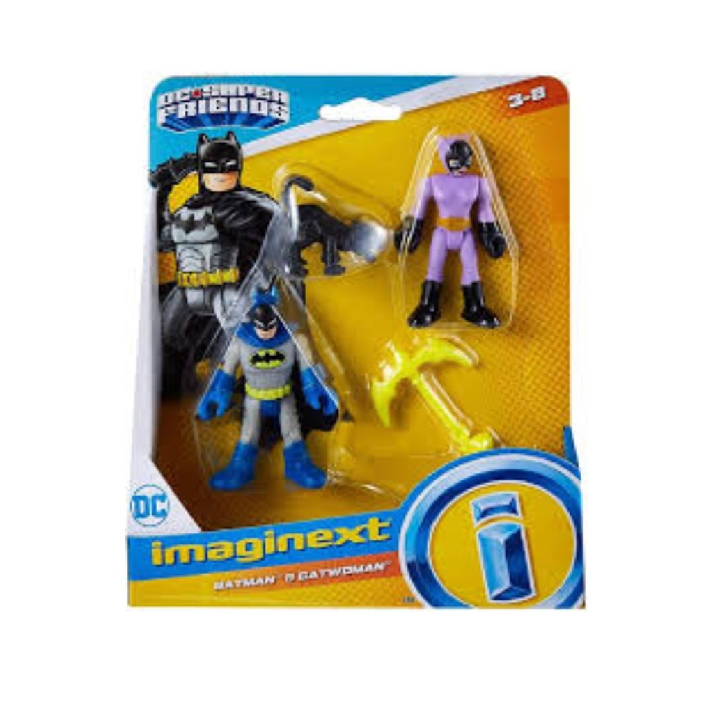 FISHER PRICE DC SUPER FRIENDS BATMAN & CATWOMAN