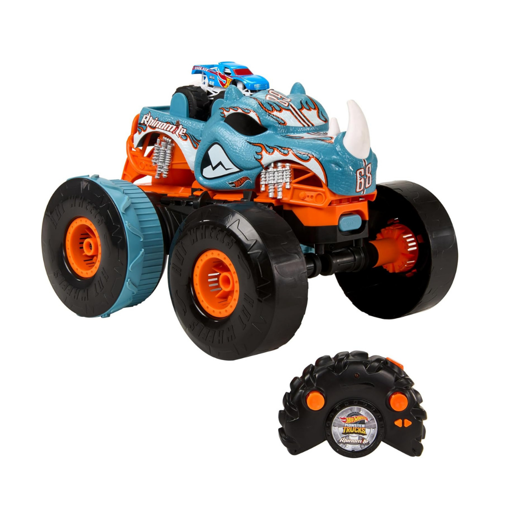 MATTEL HOT WHEELS MONSTER TRUCKS TRANSFORMING RHINOMITE