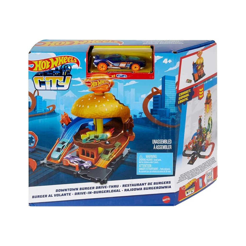 MATTEL HOT WHEELS AUTOSERVICIOS DE HAMBURGUESAS