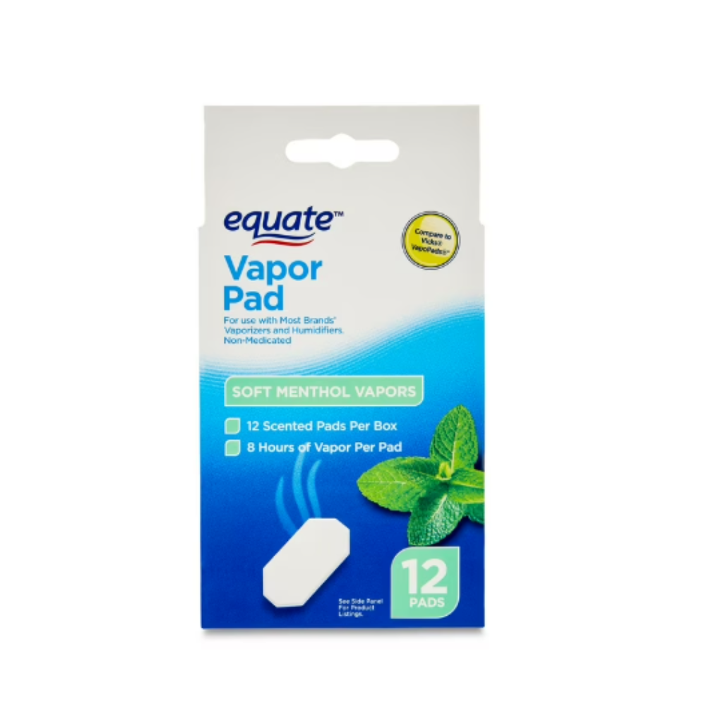 EQUATE ALMOADILLAS DE VAPOR MENTOL 
