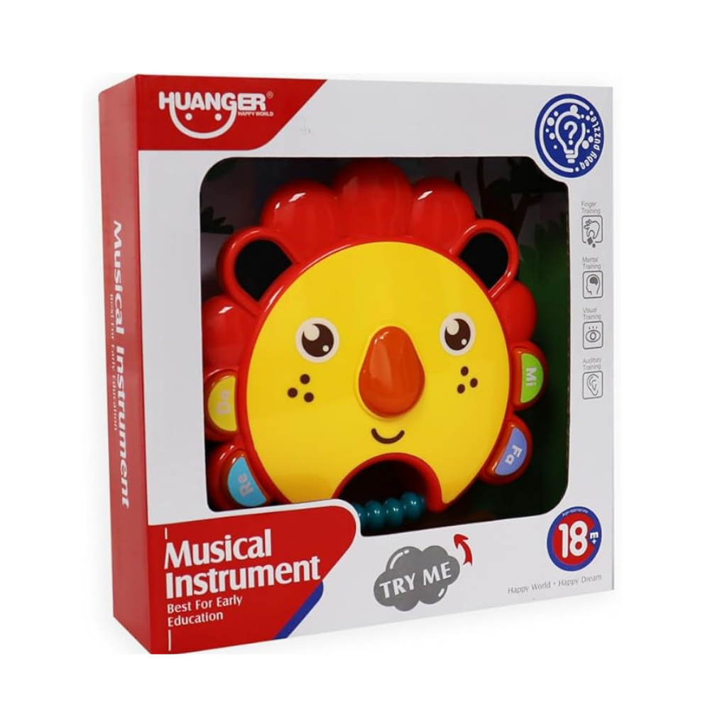 HUANGER JUGUETE DE LEON -SENSIBILIDAD MUSICAL DEL BEBE 18M+