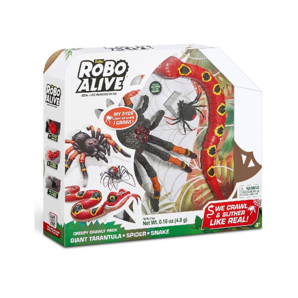 ZURU TARANTULA, SERPIENTE 