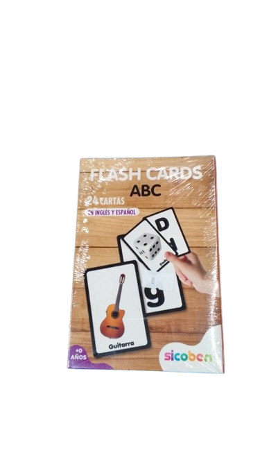 FLASH CARDS ABC INGLES Y ESPAÑOL