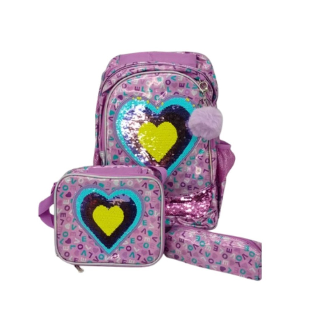 MALETA JASMINESTAR DE CORAZON MORADO