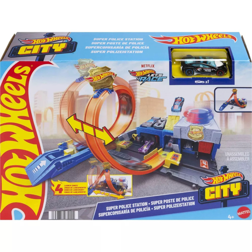 HOT WHEELS CITY SUPER ESTACION DE POLICIA