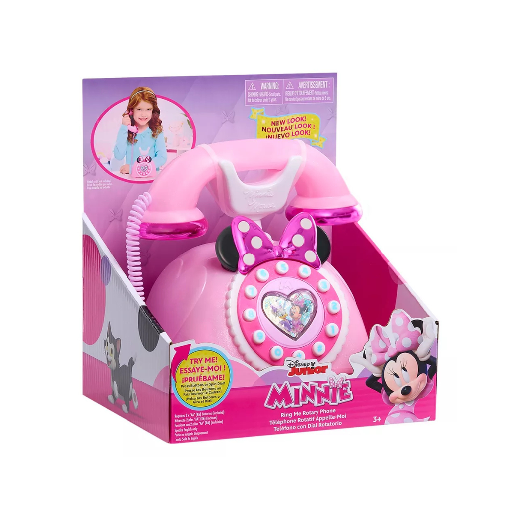 Disney Junior Minnie Mouse, Telefono  con Dial Rotatorio