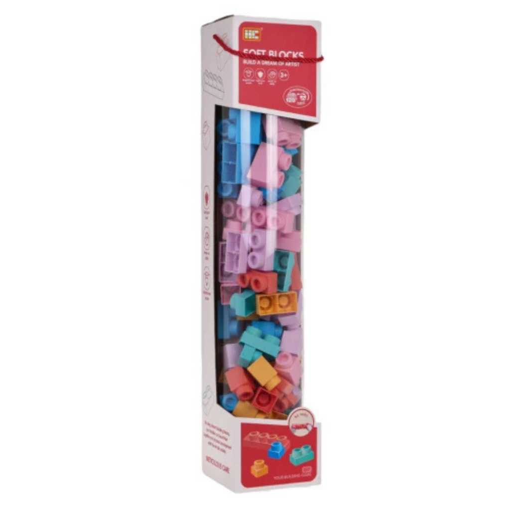HC JUEGO DE BLOQUES BLANDOS,EDUCACION CREATIVA 100 PCS