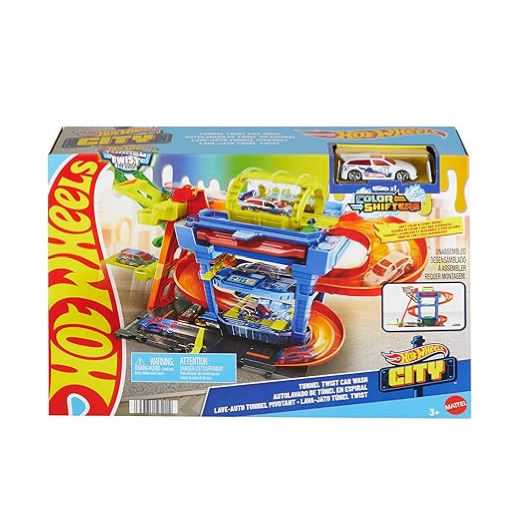 MATTEL PISTA HOT WHEELS AUTOLAVADO DE TUNEL EN ESPIRAL