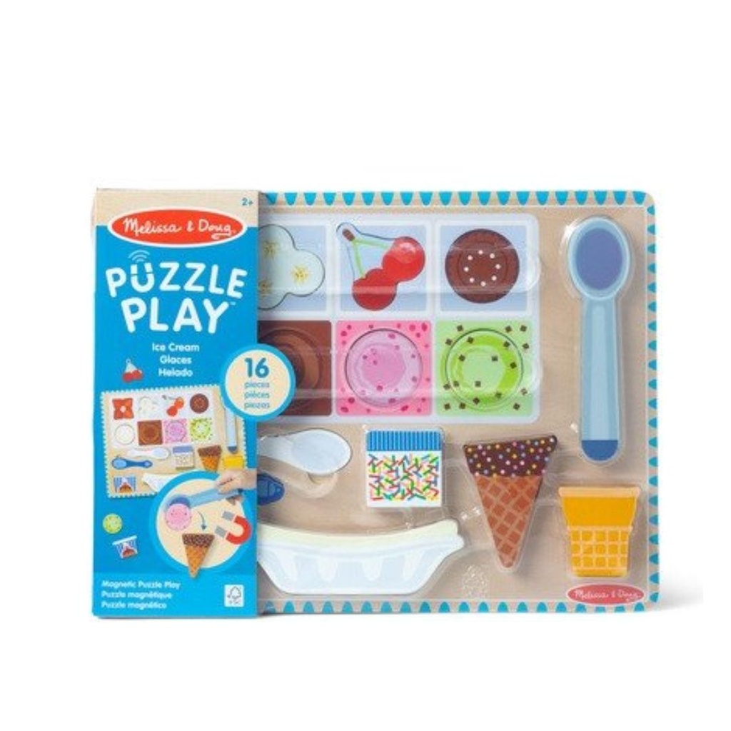 MELISSA & DOUG PUZZLE PLAY ICE CREAM