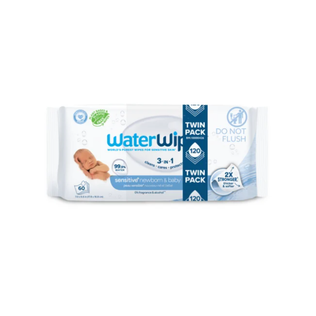 TWIN PACK TOALLITAS HUMEDAS WATER WIPES