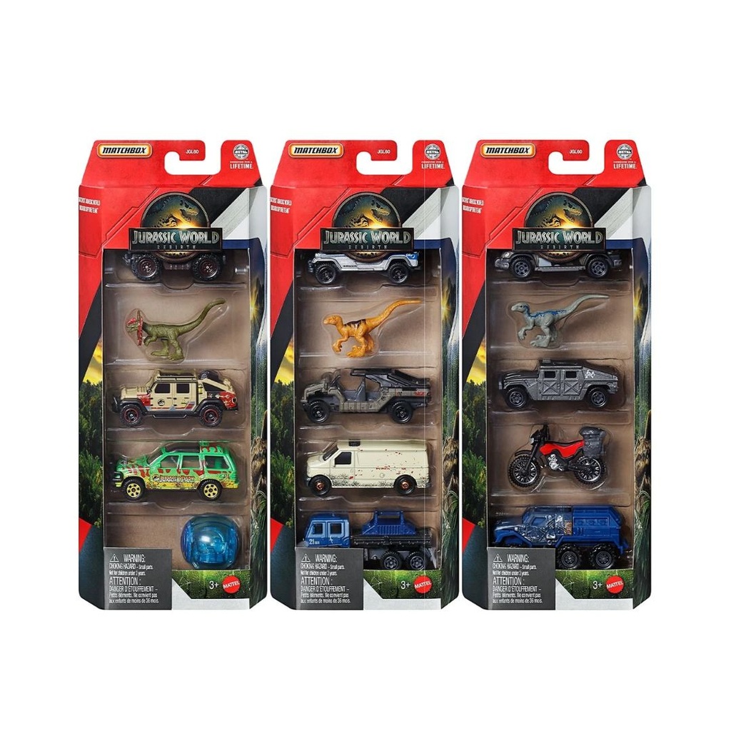 MATTEL JURASSIC WORLD CARRITOS VARIOS