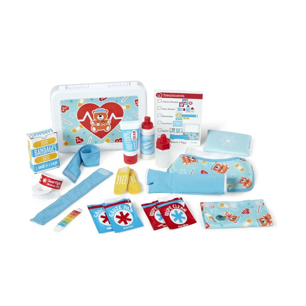MELISSA & DOUG FIRST AID PLAY SET 25 PIEZAS