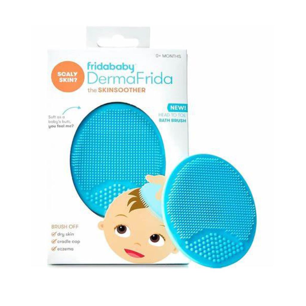 FRIDABABY DERMAFRIDA EL CEPILLO DE SILICONA PARA EL BAÑO DEL BEBÉ SKINSOOTHER