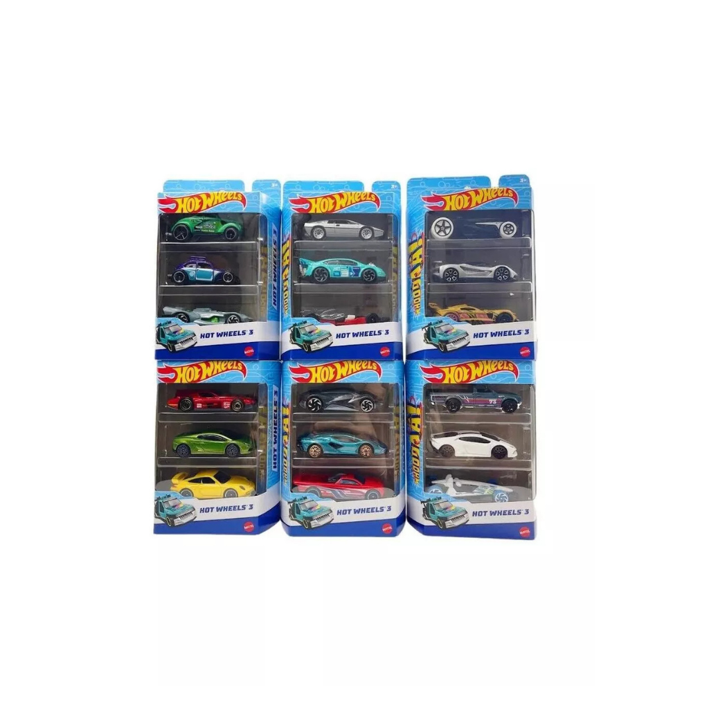 MATTEL HOT WHEELS  PACK 3 VEHICULOS 