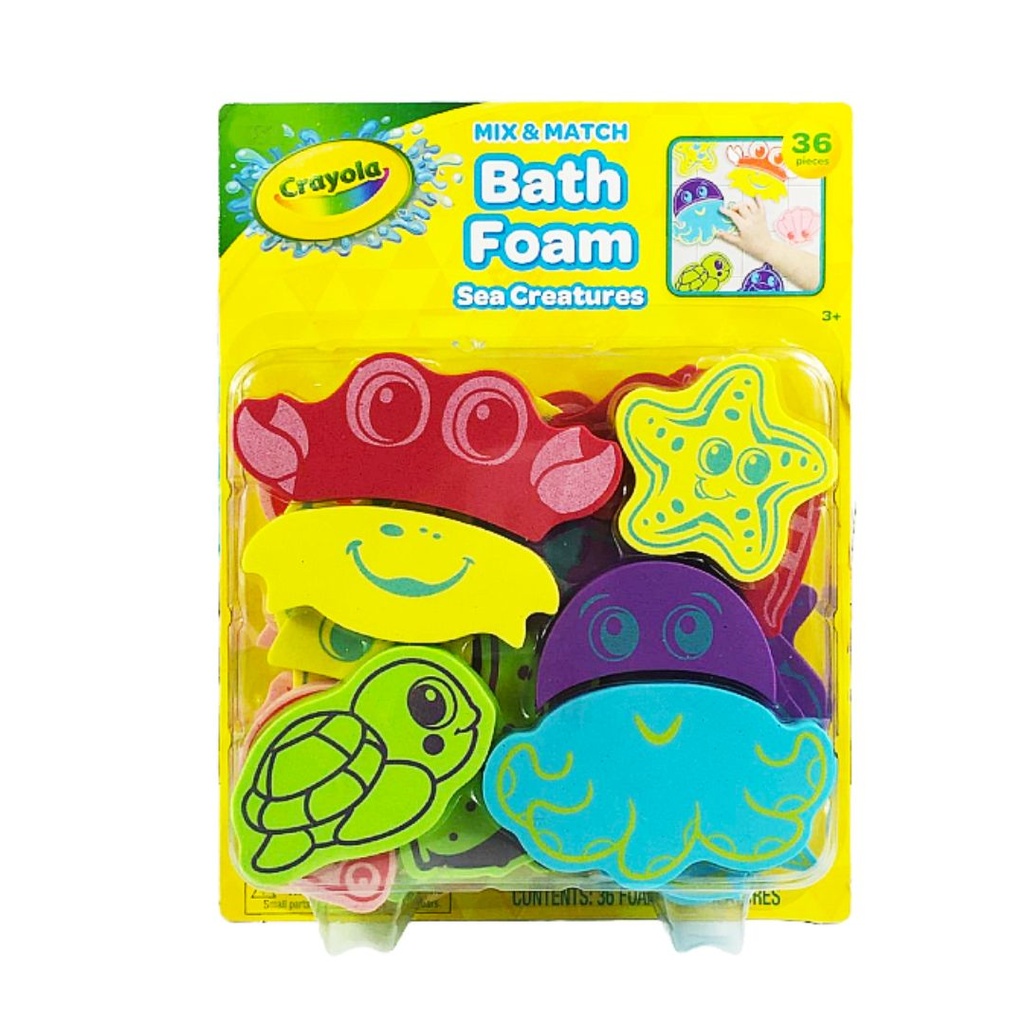 CRAYOLA JUEGO DE FIGURAS DE FOAMI PARA IR A BAÑO 