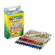 PACK DE 24 CRAYONES METALICOS CRAYOLA