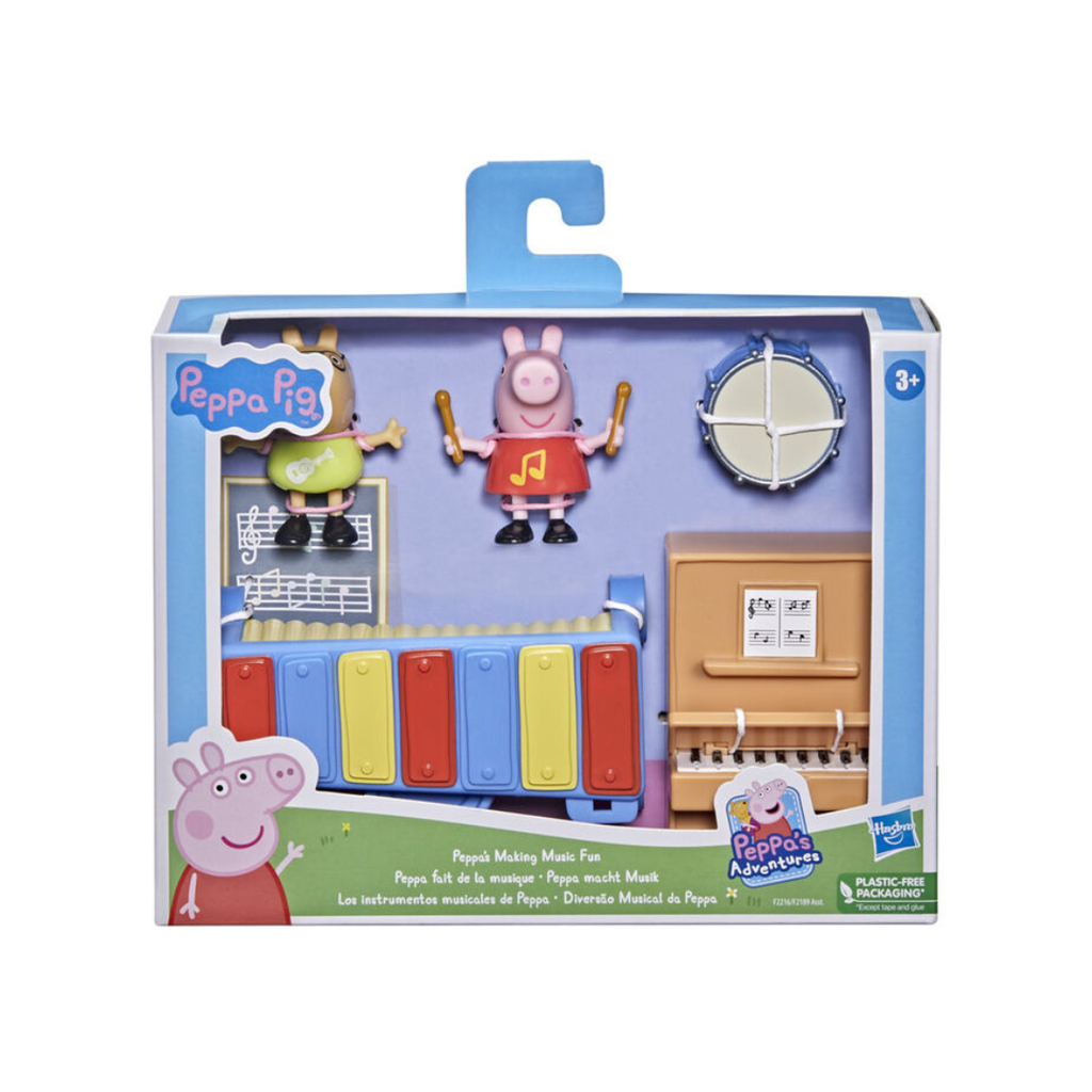 Hasbro-PEPPA PIG AVENTURAS:LOS INSTRUMENTOS MUSICALES DE PEPPA