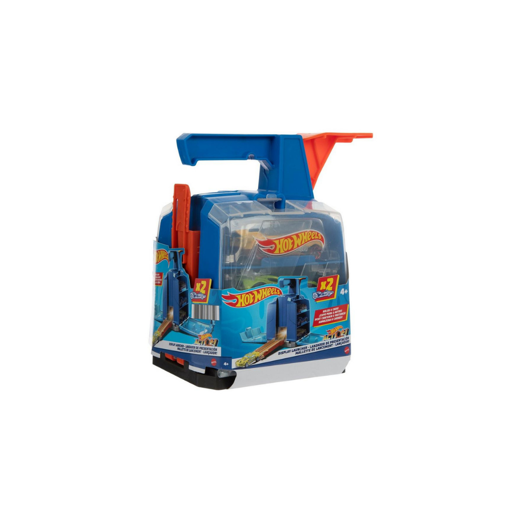 MATTEL HOT WHEELS LANZADOR DE PRESENTACIÓN PAR 6 AUTOS 