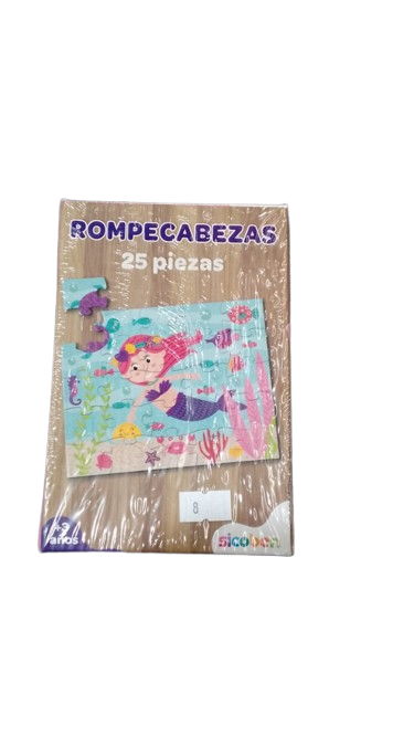 ROMPECABEZAS 25 PIEZAS SIRENA