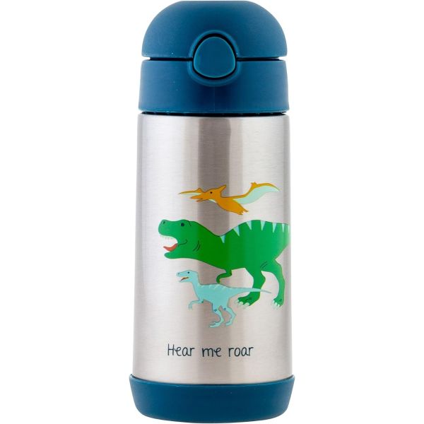 TERMO ACERO CON PITILLO DINOSAURIO / STEPHEN JOSEPH