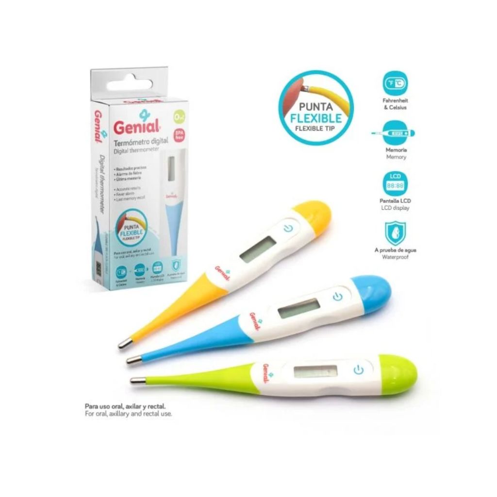 GENIAL TERMOMETRO DIGITAL FLEXIBLE 