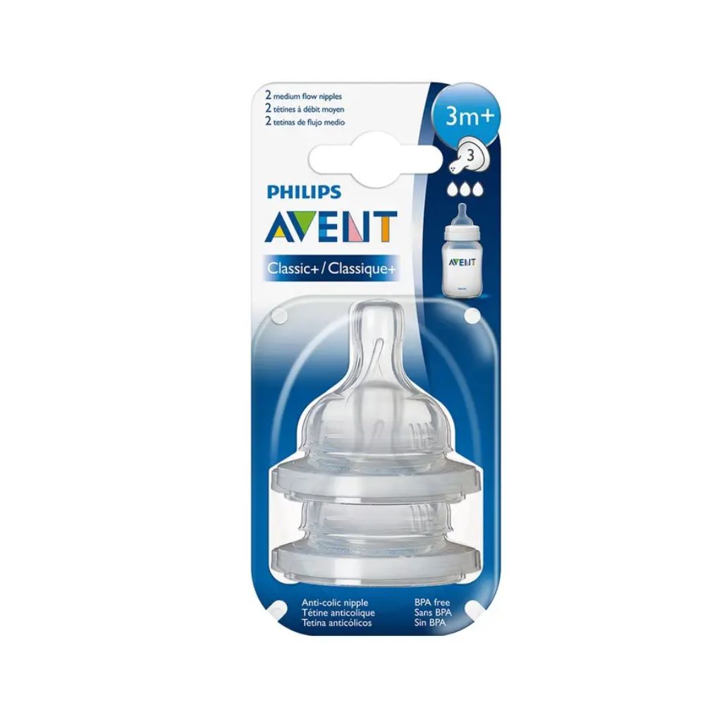 AVENT TETINA ANTI-COLICO FLUIR MEDIO 3M+