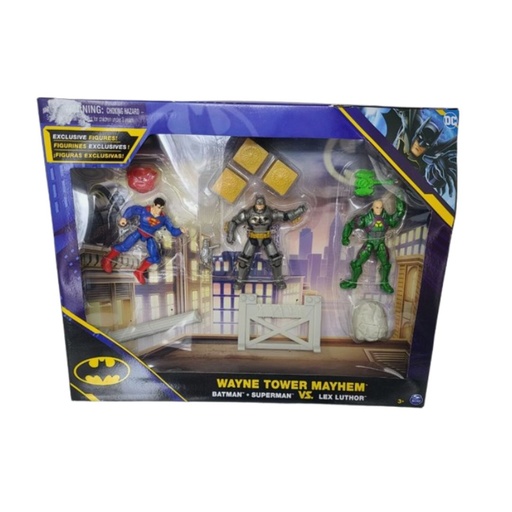 [778988343210] SPINMASTER BATMAN - SUPERMAN - LEX LUTHOR