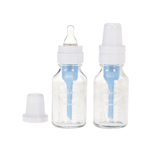 [072239001639] DR BROWN'S BIBERON DE VIDRIO 4OZ / 120ML