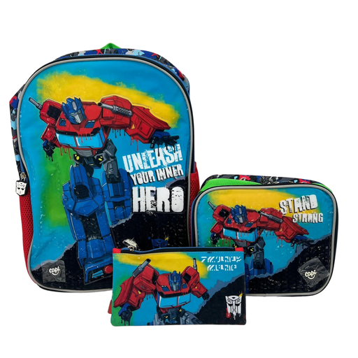 [7591525164726] COMBO BOLSO GRANDE TRANSFORMERS / CAPI