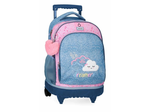 [8435692752531] BOLSO MALETA DREAMERS ROSADO CON GRIS / ENSO