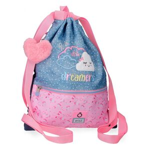 [8435692752555] BOLSO PLAYERO ENSO GRIS CON ROSADO DREAMERS