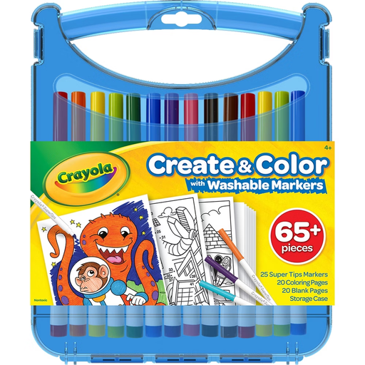 [071662203771] COLORING ART CASE/ MARCADORES LAVABLES DE 65 PIEZAS