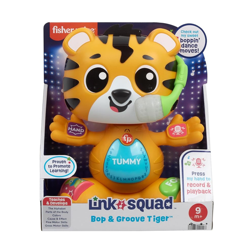 [194735199228] FISHER PRICE JUGUETE DE APRENDIZAJE BOP & GROOVE TIGER